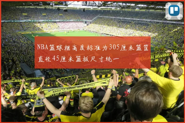 NBA篮球框高度标准为305厘米篮筐直径45厘米篮板尺寸统一