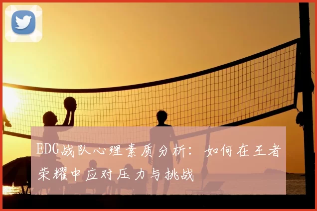 EDG战队心理素质分析:如何在王者荣耀中应对压力与挑战