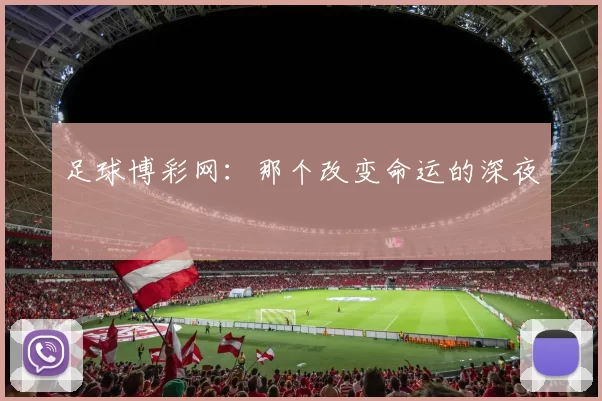 足球博彩网:那个改变命运的深夜